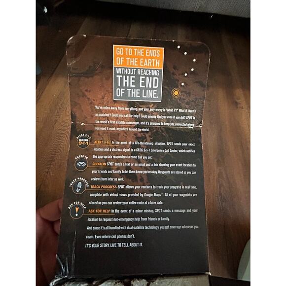 Spot Satellite Personal Tracker Messenger Emergency Google Maps Handheld GPS - Picture 6 of 10